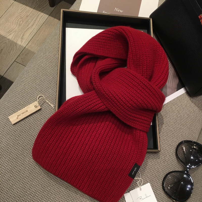 出口欧洲纯色竖纹WOOL100%羊毛围巾冬季保暖长款时尚披肩两用保暖|undefined