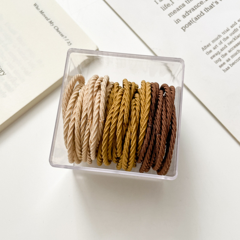 Tocado alto Cola de Caballo cabeza de bola banda de pelo Simple cuerda de pelo de verano de las mujeres