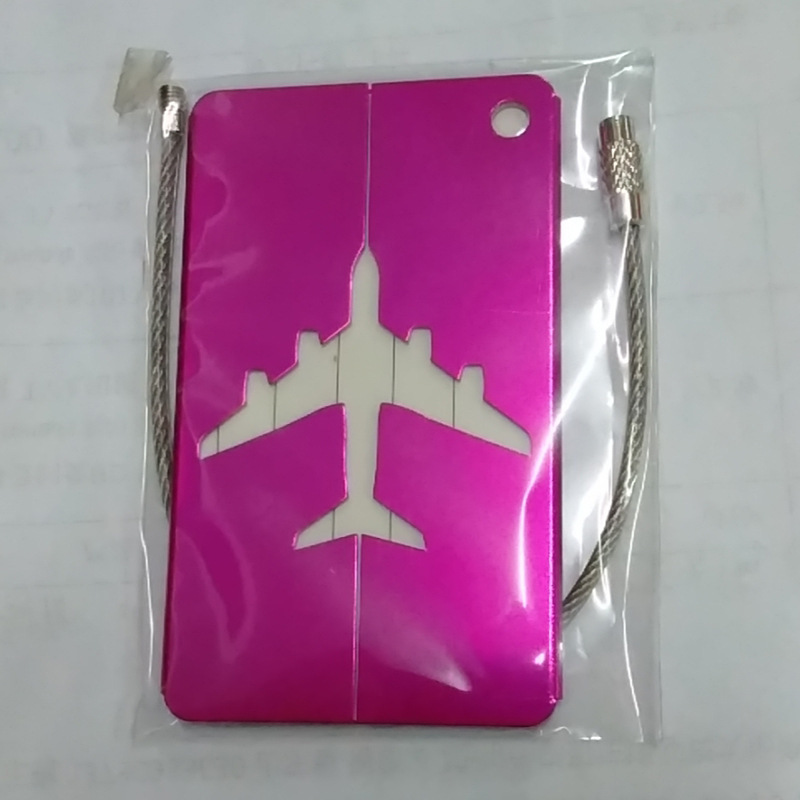 Viajar al extranjero, avión, aleación de aluminio, etiqueta de equipaje, equipaje, tarjeta de embarque, tarjeta de envío de metal