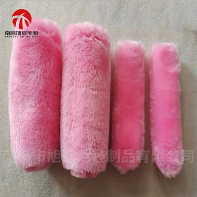 Motorcycle Handle Cover Winter, Cold-Proof and Warm-Keeping, Faux - pink-grips-handbrake-pack-of-four