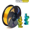 PLA silk three colors blue + green + orange 250g