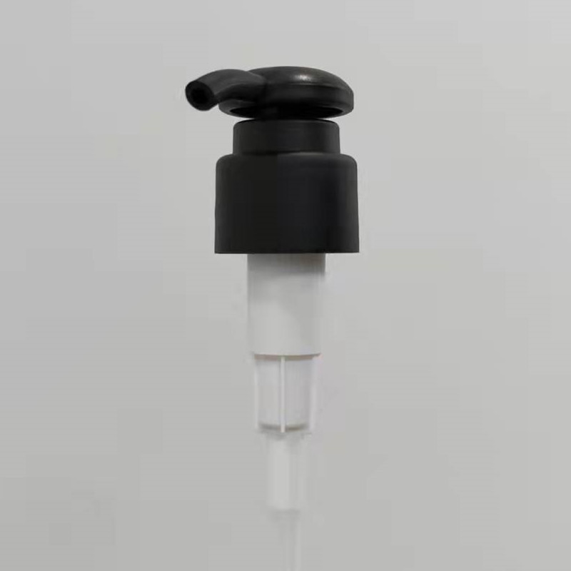 Manufacturer Supply Sub-black Frosted Hand Sanitizer 24 Tooth Lotion Plastic Pump Head Shampoo Shower Gel Press Pump Head
