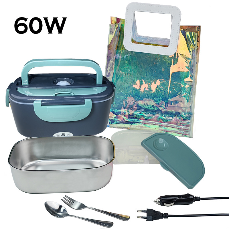 Amazon Home Car 60W Fiambrera eléctrica Aislamiento automático 1.5L Capacidad Fiambrera eléctrica enchufable Regalo