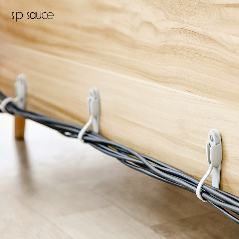 Multifunctional Kitchen Wire Organizer and Cable Management Clips for Easy Storage and Fixing