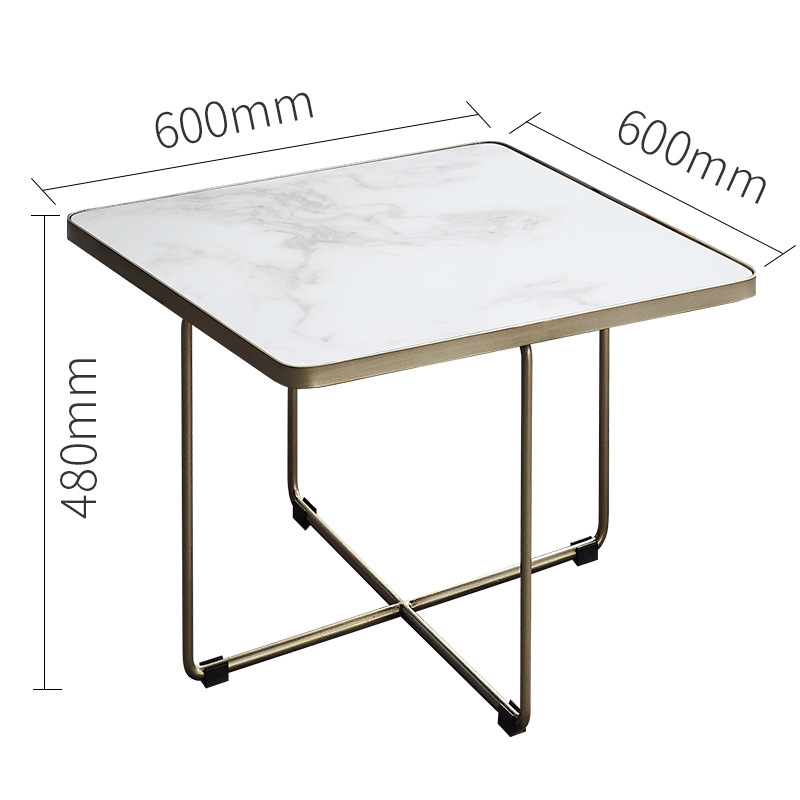 톨 커피 테이블/재즈 화이트/길이 60*폭 60*높이 48cm