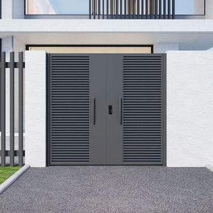 Aluminum Alloy Villa Gate, Iron Courtyard Gate, Outdoor Garden Double Door, Aluminum Gate, Country Yard Gate