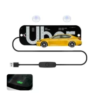 Светодиодный индикатор для такси UBER с интерфейсом USB/TYPE-C, 5-6В, с переключателем, для крыши такси