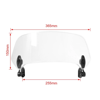 Motorcycle Windshield Small: Motorcycle Safety Supplies