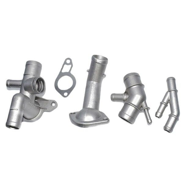 Automobile aluminum water pipe, water outlet, automobile water pipe 1J0121087E Aluminum four-piece set 2