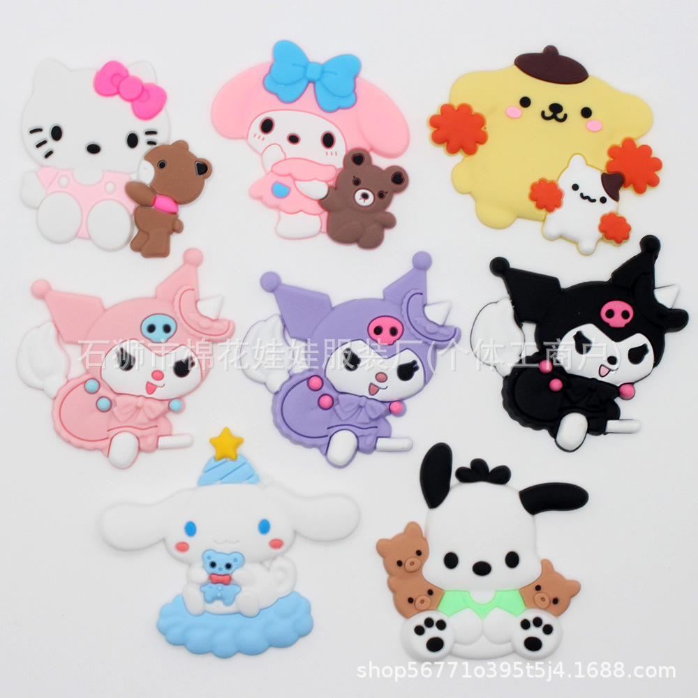 Cartoon slippers from soft rubber