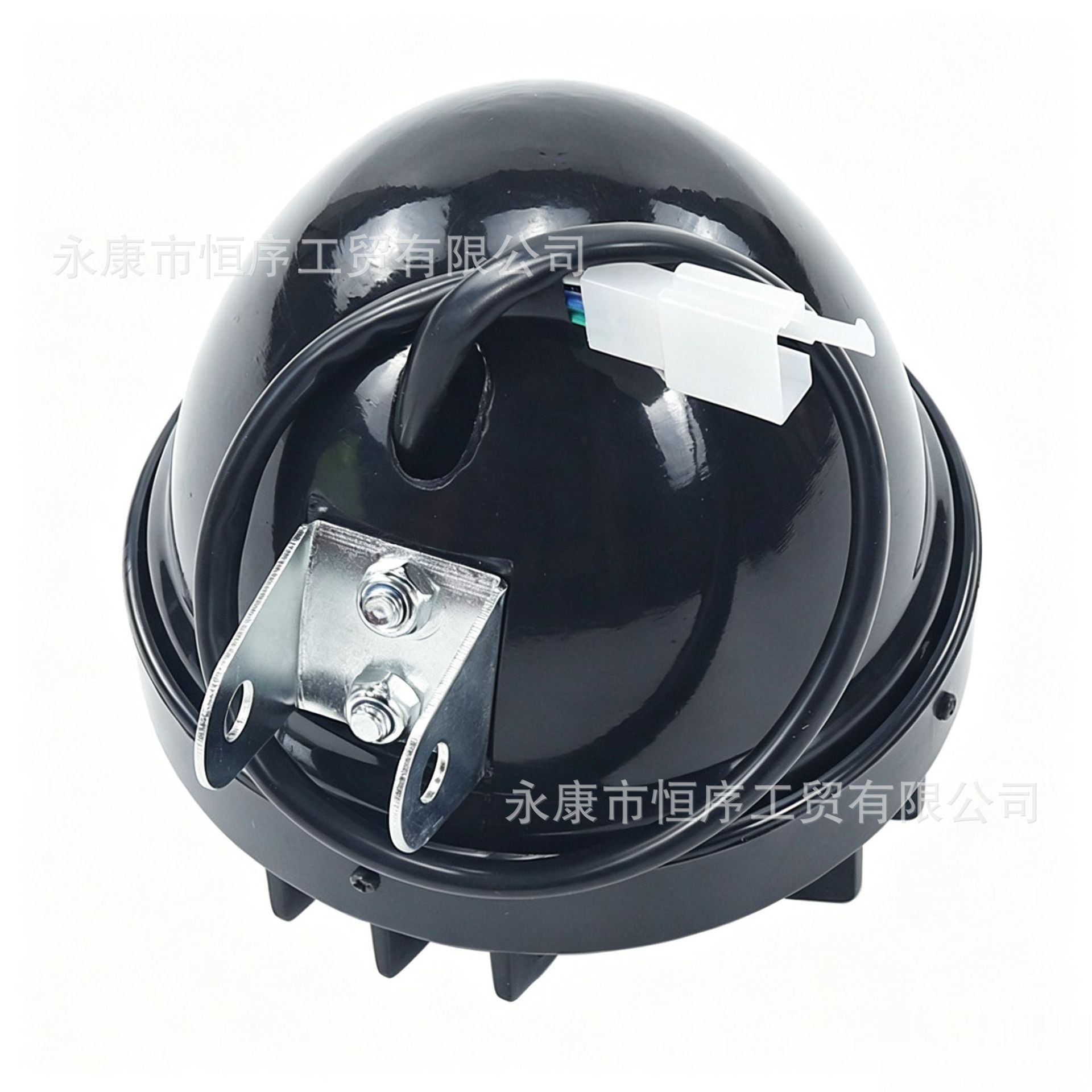 Cross-Border Four-Wheel Beach Buggy Go-Kart Motorcycle Large and Small Bull Net Light Grid Headlight Led Front Headlight Lighting Lamp