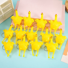 Egg-laying Chicken Squishy Egg Squeeze Toy for Stress Relief—A Miniature Fun Gift Perfect for Kids and Nursery Playmates