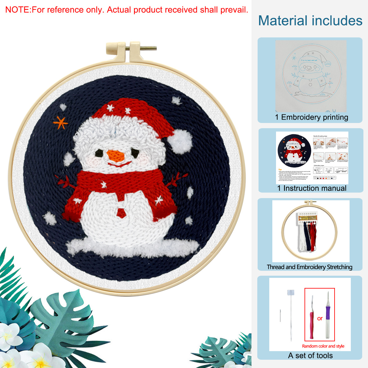 Navidad transfronteriza nueva serie de Navidad infantil DIY kit de cojín de taza de cojín de cojín
