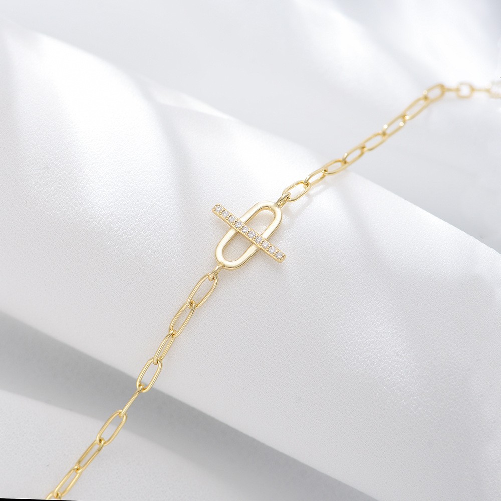 925 Sterling Silver Bracelets Original Design Simple Style display picture 3