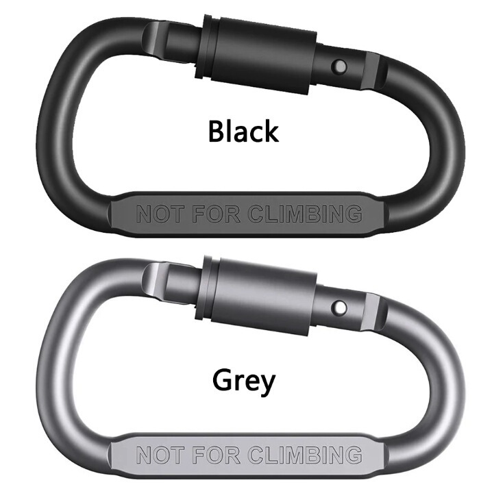 メーカー卸売高品質厚い 8CMD タイプカラビナロッククイックリリースナットバックルバックルアルミ合金バックパックバックル|undefined