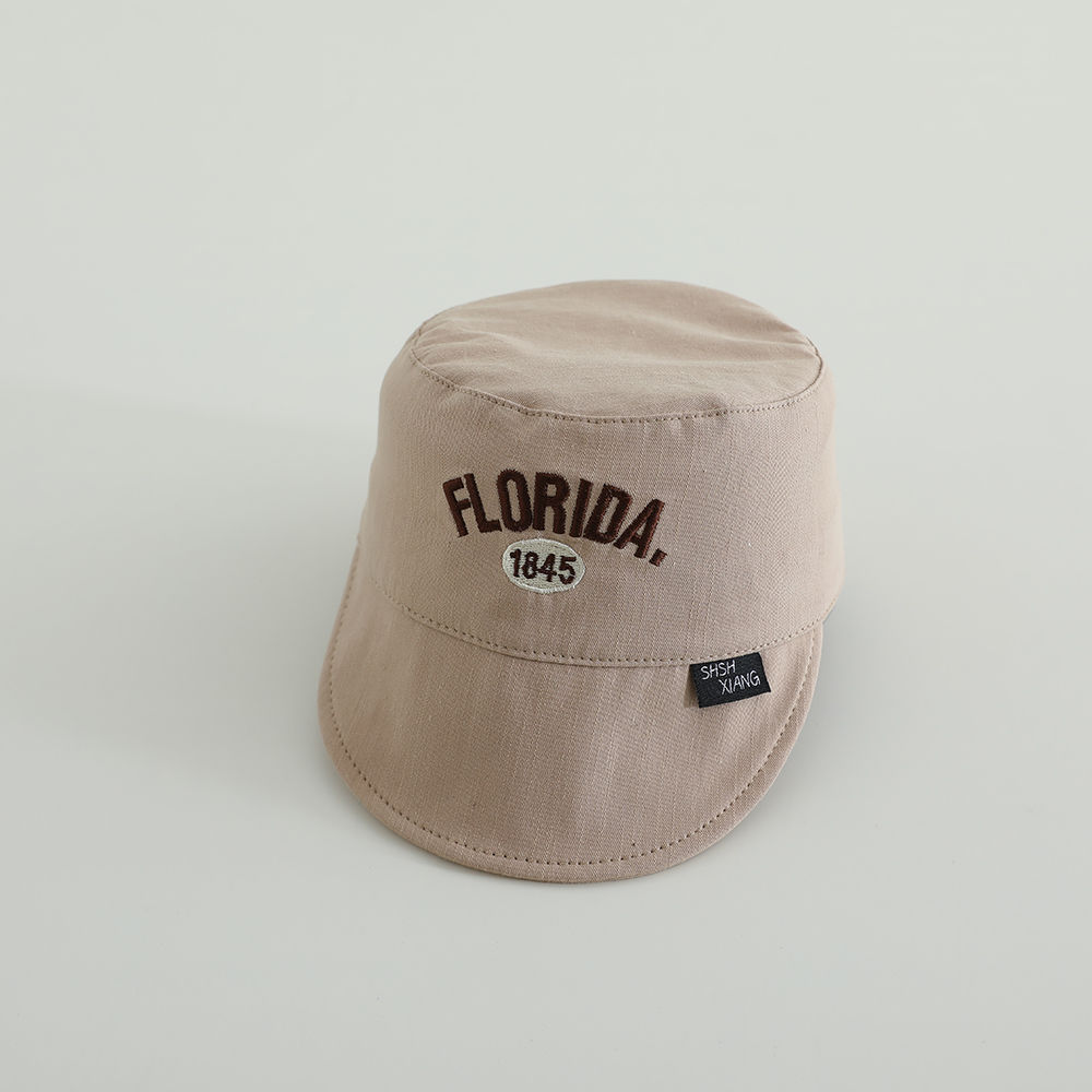 Sombreros para niños de 1 a 3 años de edad para bebés delgados bordados extranjeros letras para bebés gorras de boca de pato gorras para bebés primavera y verano