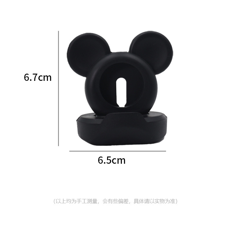 Adecuado para Apple Applewatch Base de carga inalámbrica Iwatch Mickey Silicona Reloj Soporte de carga