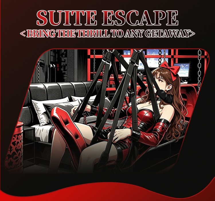 Door Swing Restraint Set with Metal Frame and PU Straps for Couples — detail image 6
