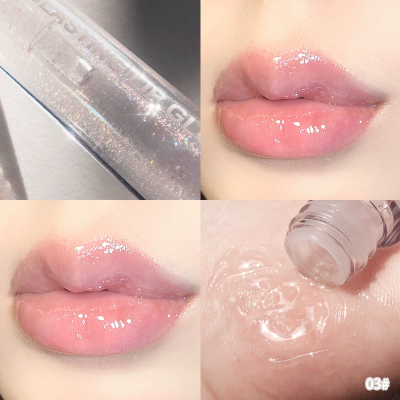 Блеск для губ Maxfine Glasting Lip, увлажнение и эффект увеличения, зеркальный блеск, 3,2 г