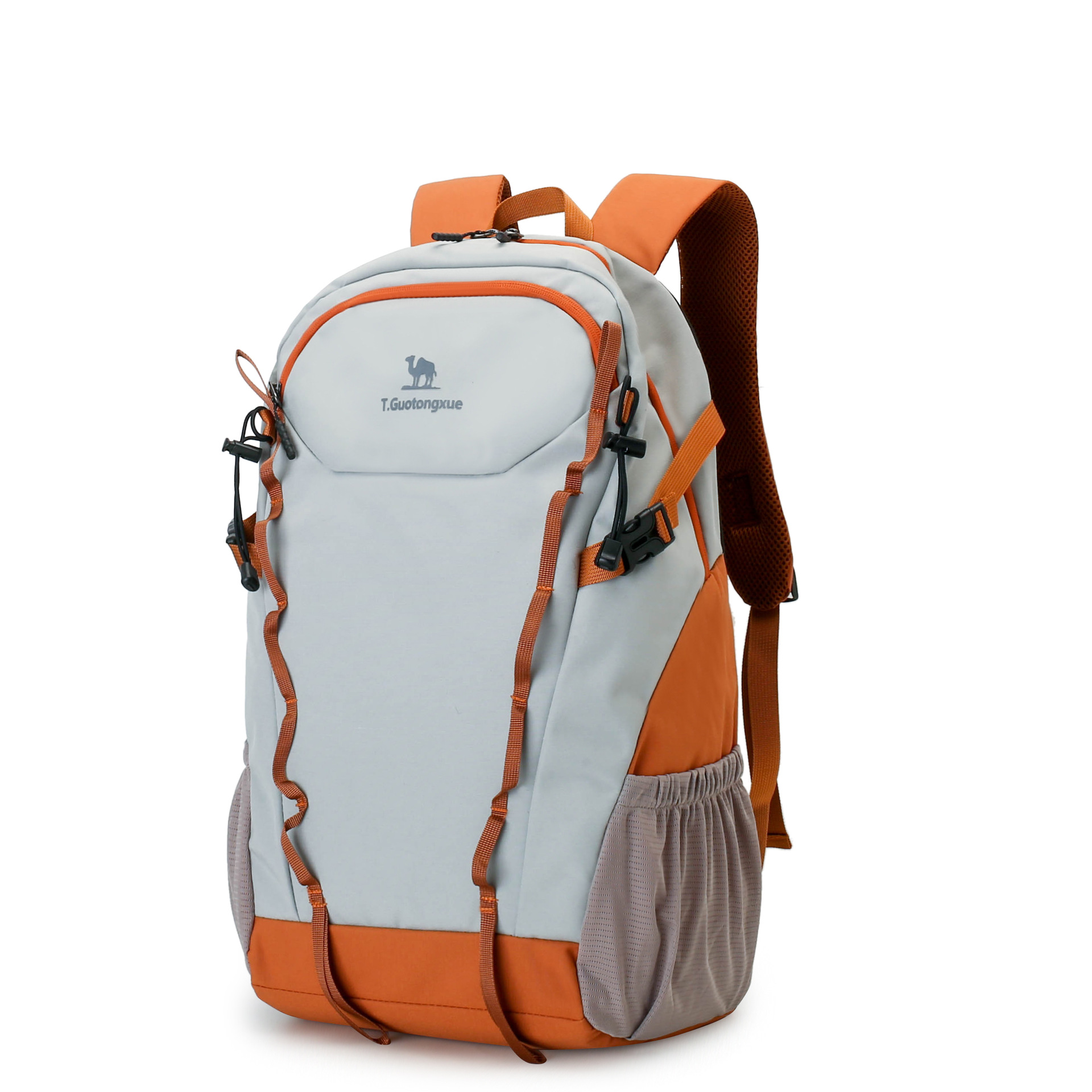 Camello con mochila de gran capacidad mochila de montaña al aire libre para estudiantes universitarios, mochila de ocio ligera