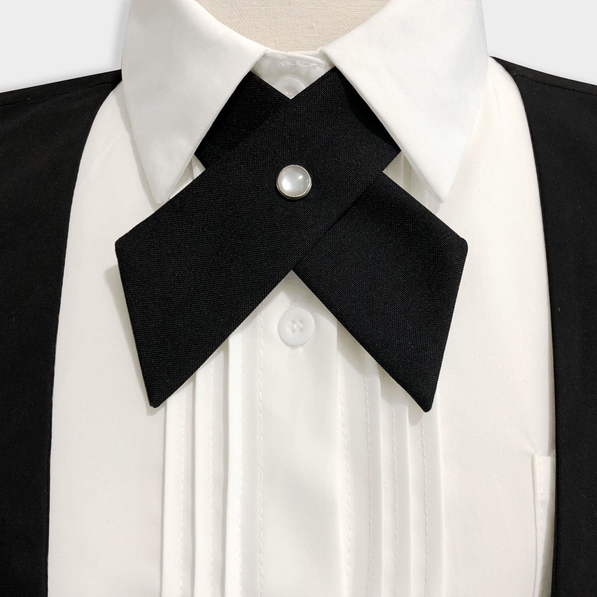 Japan and South Korea cross overlapping Bowtie Male and female occupation jk Collar isignina Campus Host uniform goods in stock wholesale