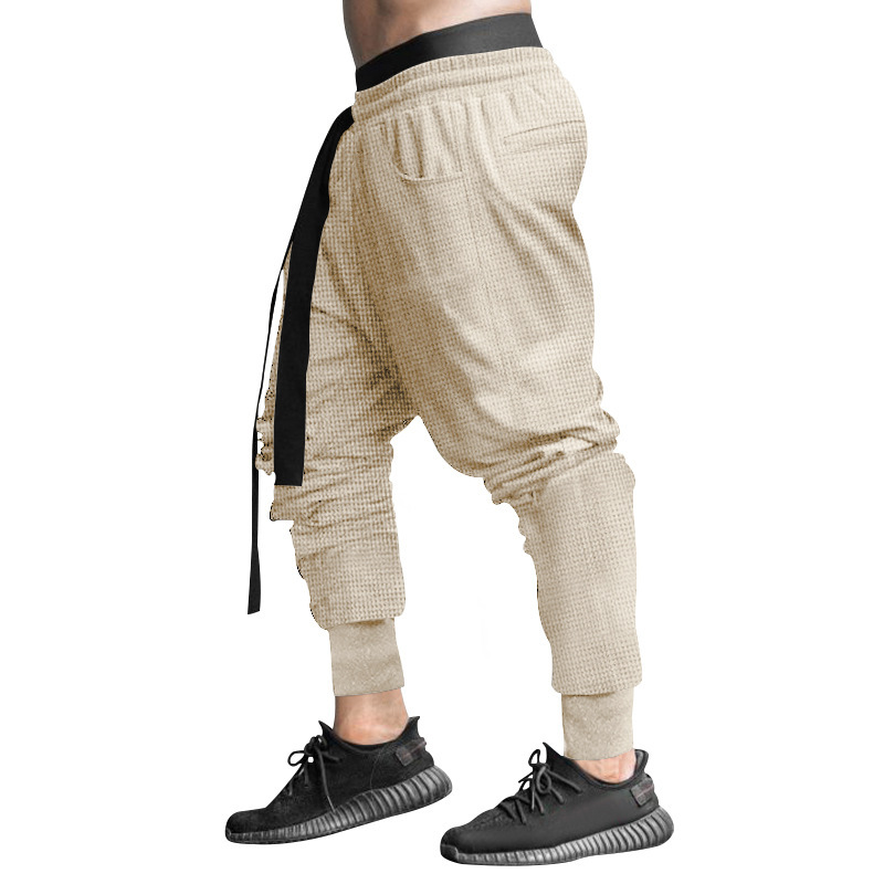 2024 New Spring Autumn Men's Casual Baggy Pants Hip-Hop Solid Color Youth Loose Wide Leg Trousers Male_voghion.com