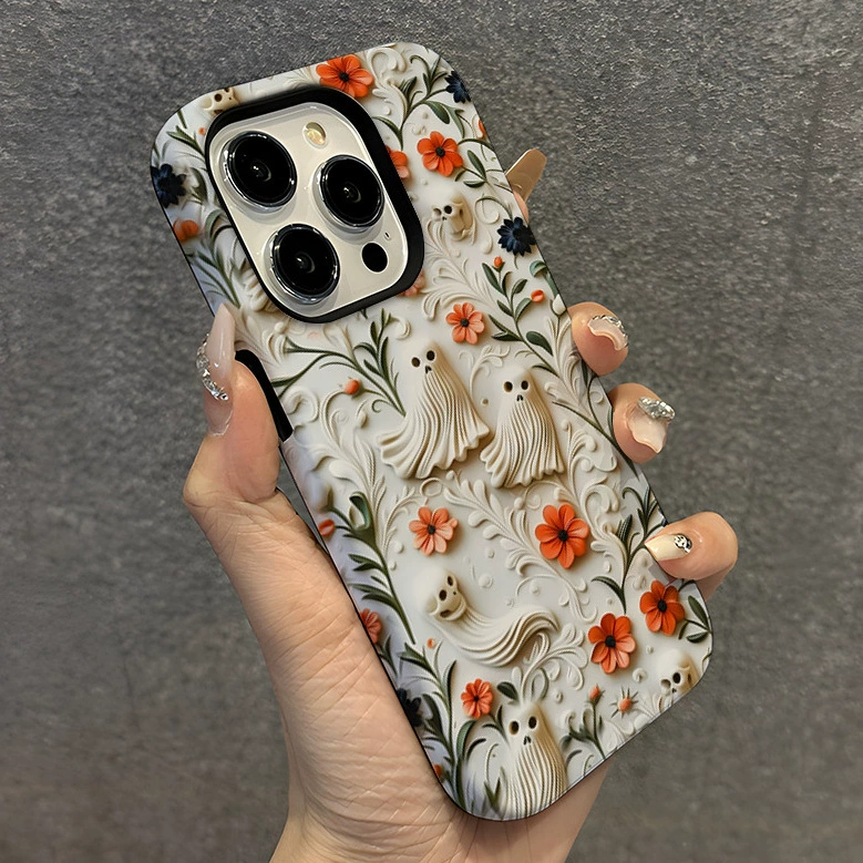 Apple, трёхмерный чехол для iPhone 17, телефонный чехол, (跨境贸易), с вышивкой, iphone, 16promax