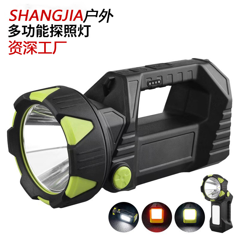 Transfronteriza nueva luz fuerte lámpara portátil TYPE-C recargable LED Super brillante Lámpara de trabajo al aire libre camping reflector al por mayor