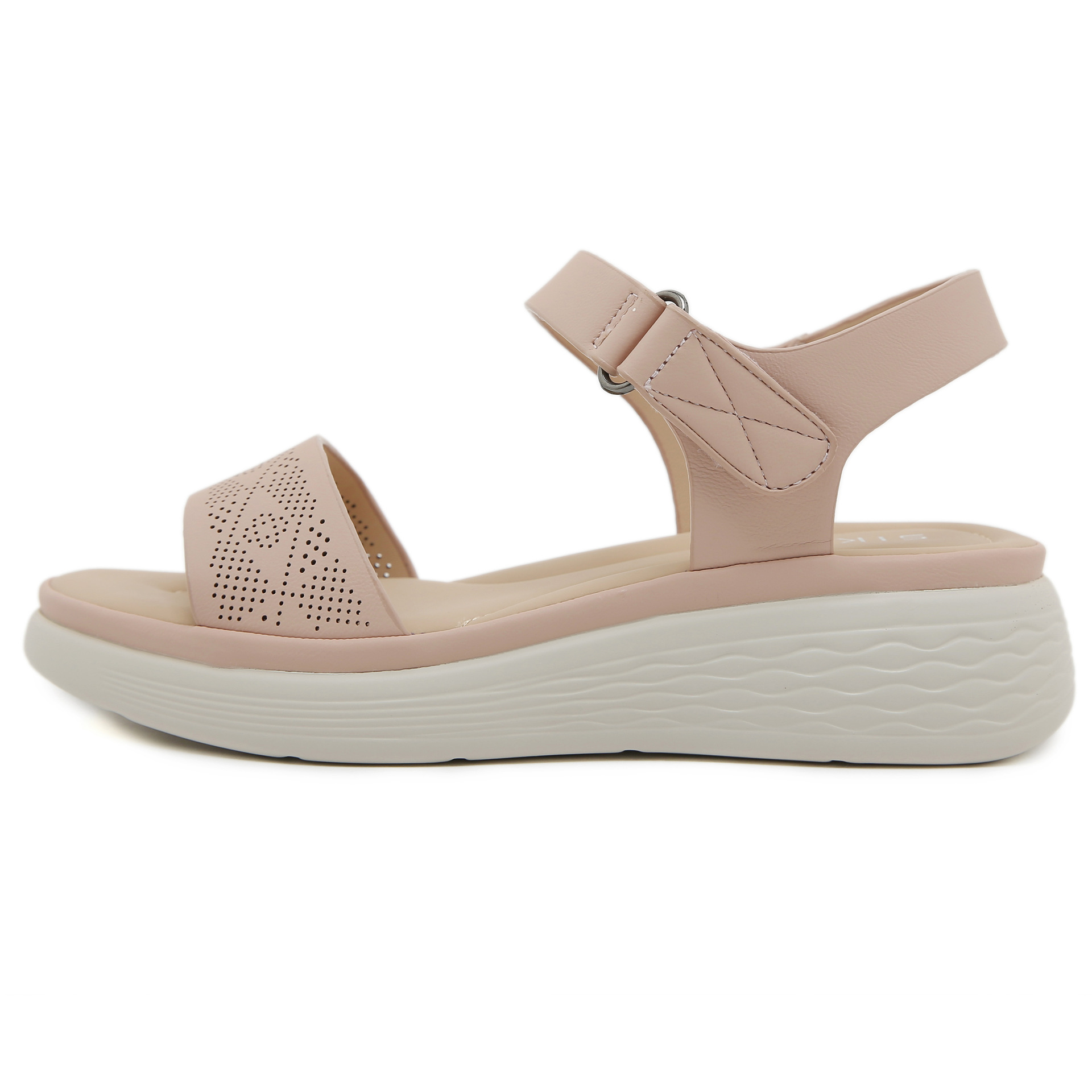 2025 nuevo punto de fondo grueso ligero antideslizante cómodo ocio deportivo velcro sandalias un alcalde