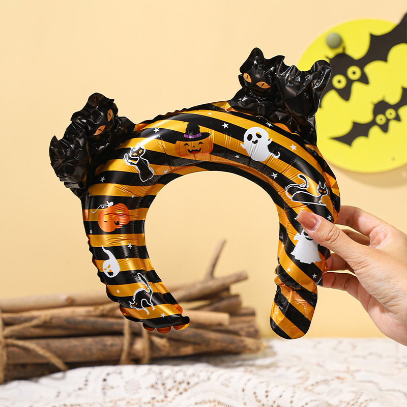 【新品】ハロウィーン装飾手首風船カボチャの雰囲気イベント写真撮影カード道具プレゼント|undefined