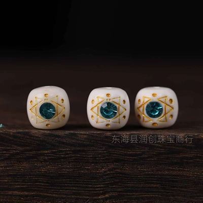 High-quality ceramic camel bone vintage-style beads, loose beads, spacer beads, decorative accessories, DIY Buddhist bead jewelry accessories