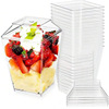 B 77916 Clear Plastic Dessert Cup 透明塑料甜品杯子跨境外|ru