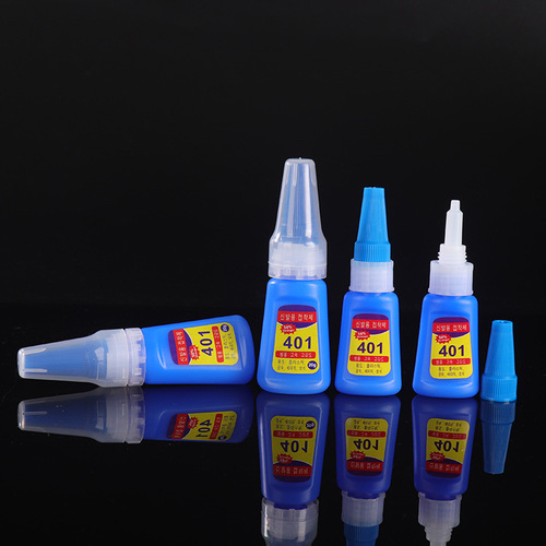 Metal instant glue strong transparent low albino Korean glue toy glue shoe repair Korean version 401 glue