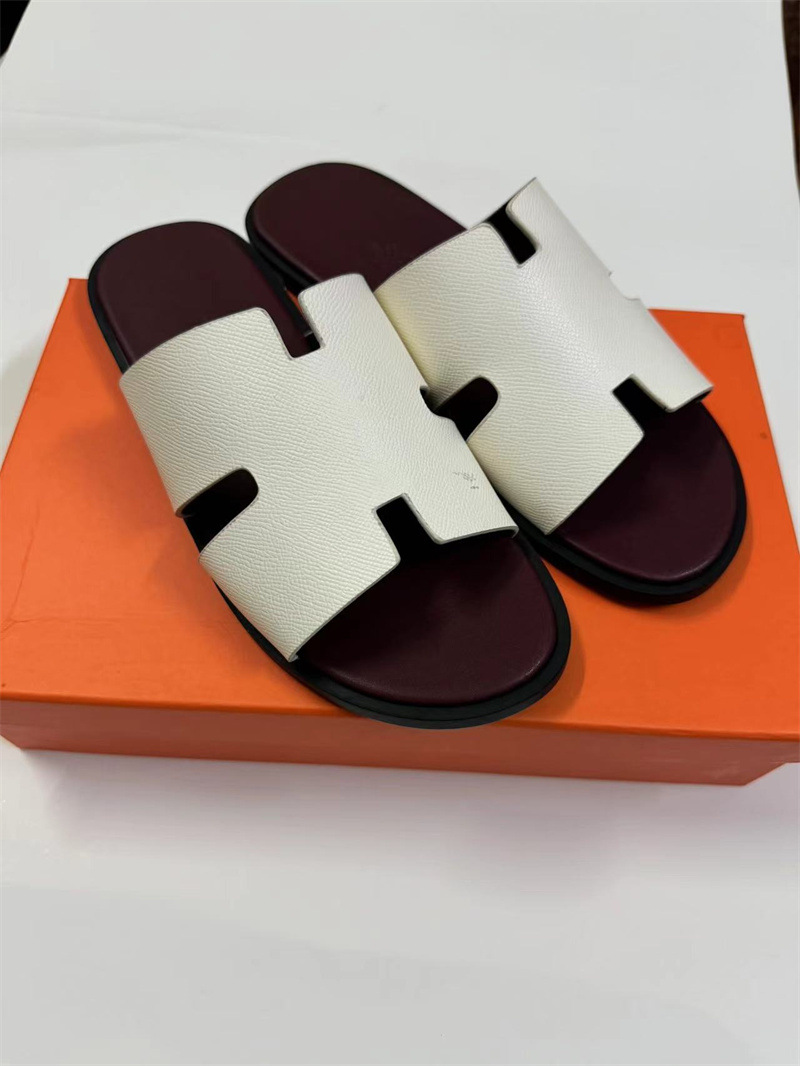Medio Oriente e-commerce transfronterizo h zapatillas hombre sudeste asiático zapatos de cuero plano comercio exterior europeo y americano zapatos de playa de una sola zapatilla