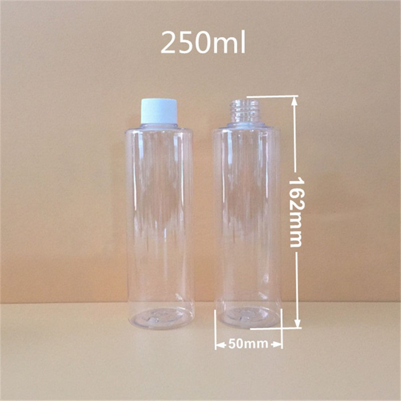 250mlPET平肩塑料瓶喷雾瓶沐浴乳护发素瓶日用品瓶尖嘴瓶护发素瓶