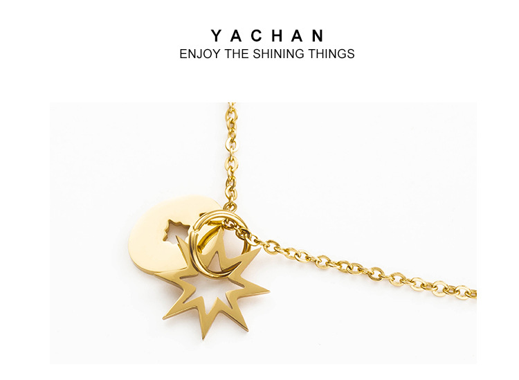Exquisite Simple Fashion Clavicle Chain titanium Steel Necklacepicture2