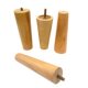 Solid Wood Table Legs, Sofa Legs, Rubber Wood Stool Legs, Conical Wood Legs, European Style Copper Sets, Walnut Bedside Table Wooden Legs 
