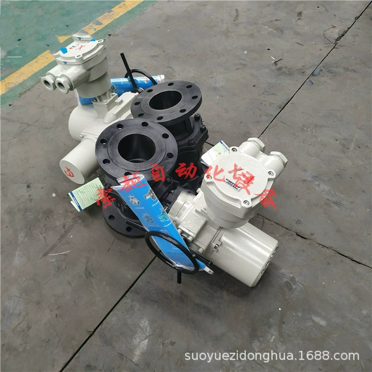 Электрический шаровой кран с фторопластовой прокладкой DN40, фланцевое соединение Q941F46-16C, интеллектуальная интеграция, устойчивость к коррозии и старению