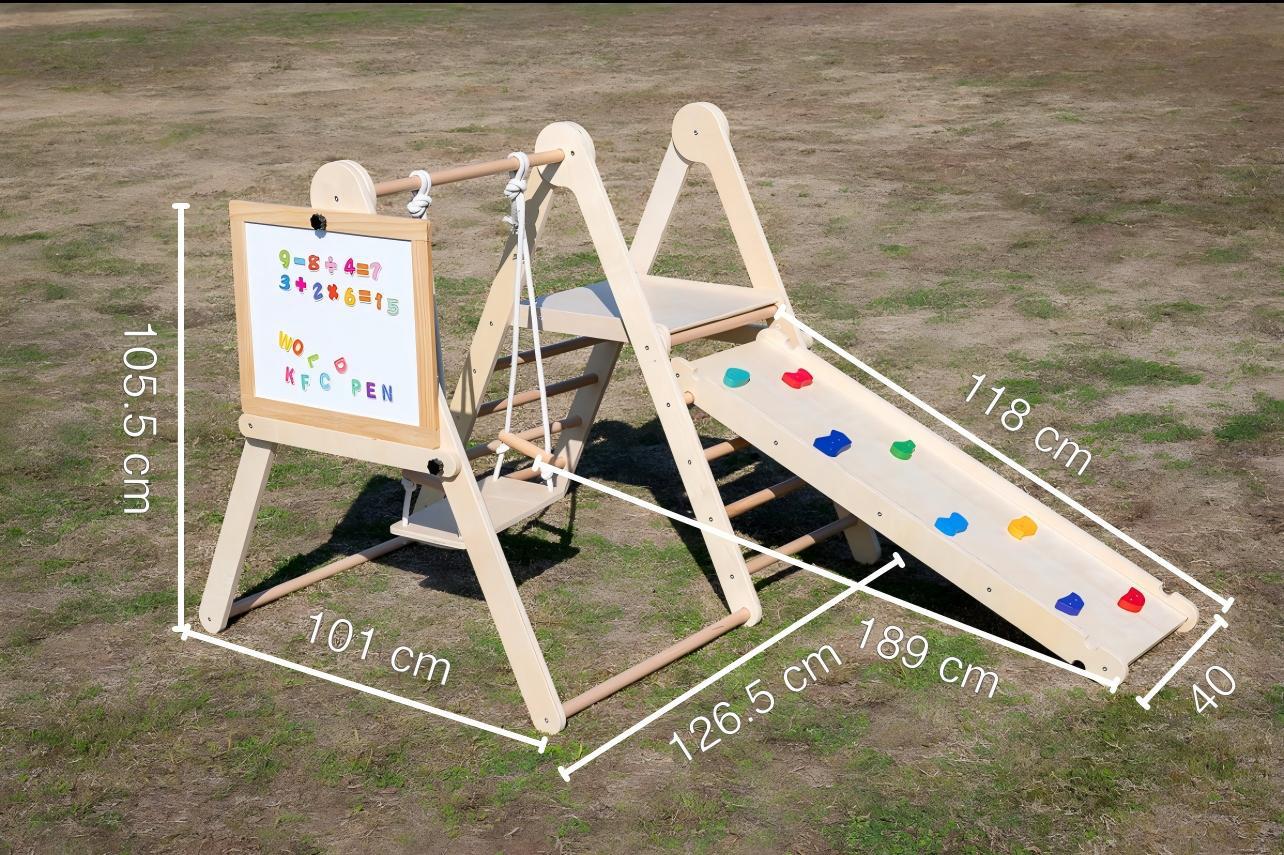 Estructura de columpio para trepar