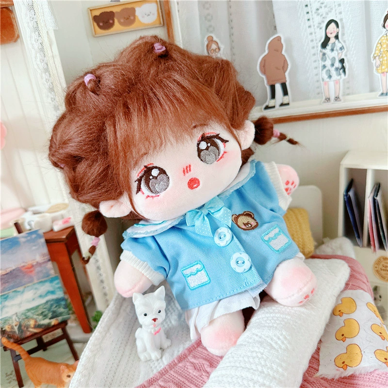 Plush toy, cute cotton naked doll, 20cm, internet celebrity