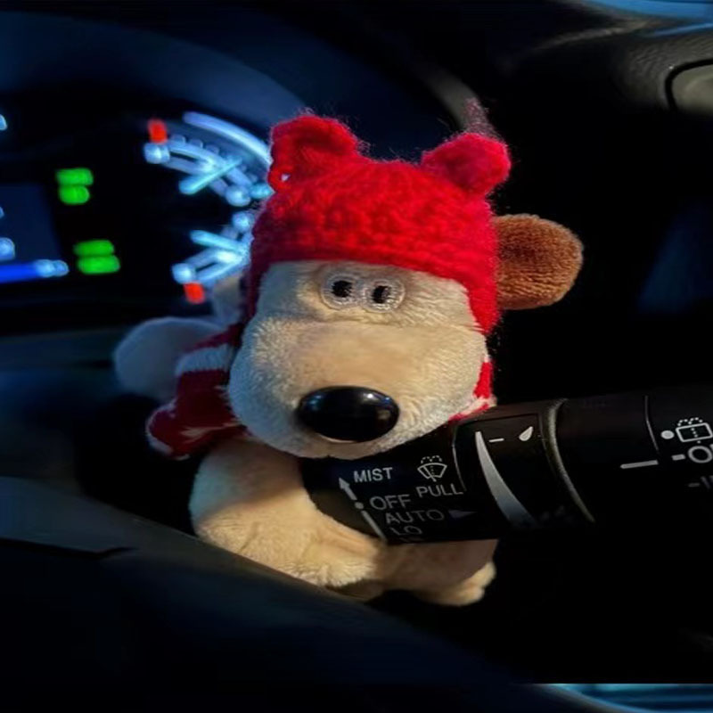 Шерстяная красная шапка-украшение для мужа