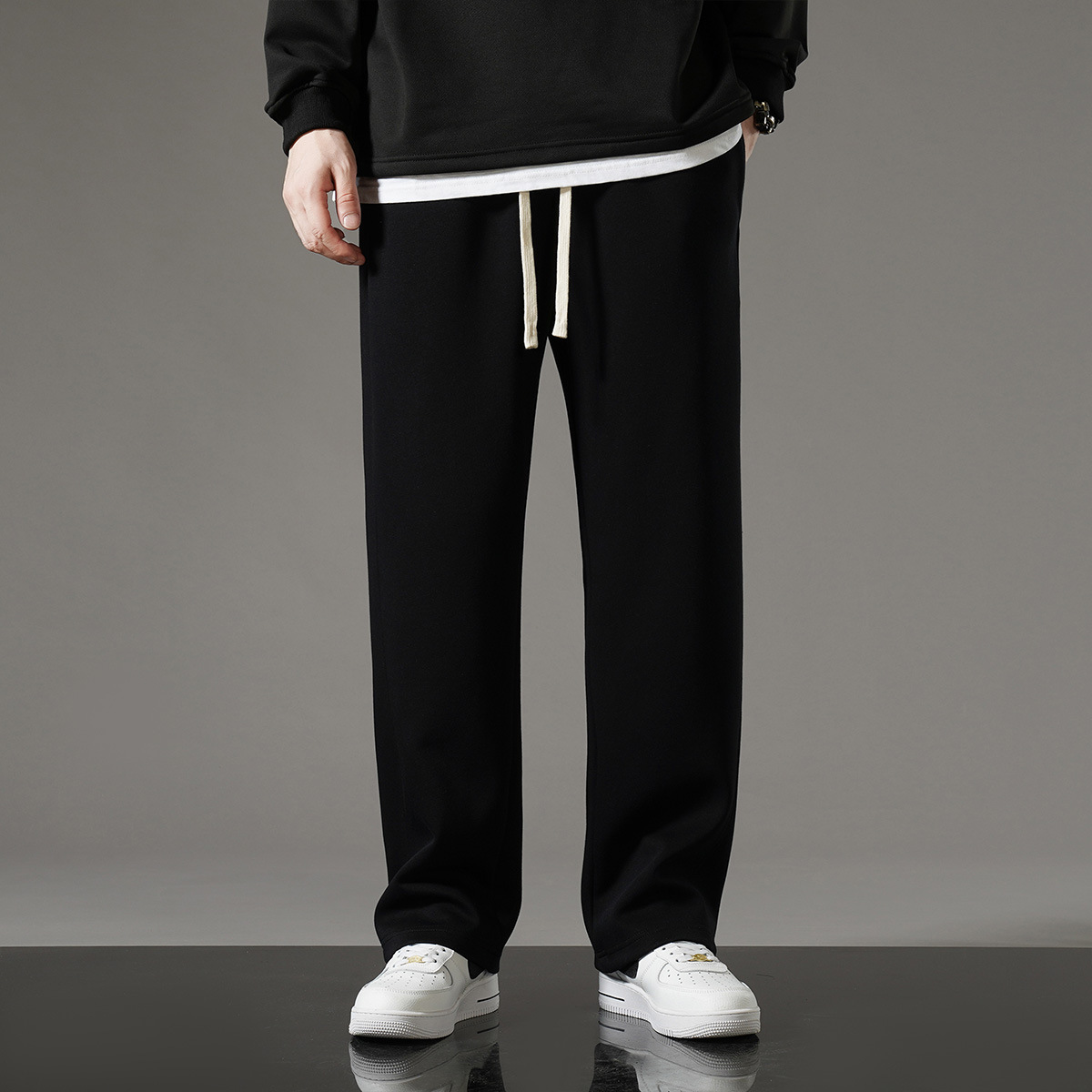 8266 spring and autumn black flat mouth / M