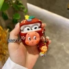 Яблоко, звёзды, человечек, с подвеской