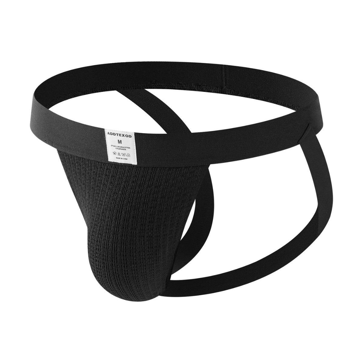 2026 calzoncillos masculinos de cintura baja de doble Ding sexy tejido malla transpirable tanga deportiva Fitness Cross - Border Big Yard