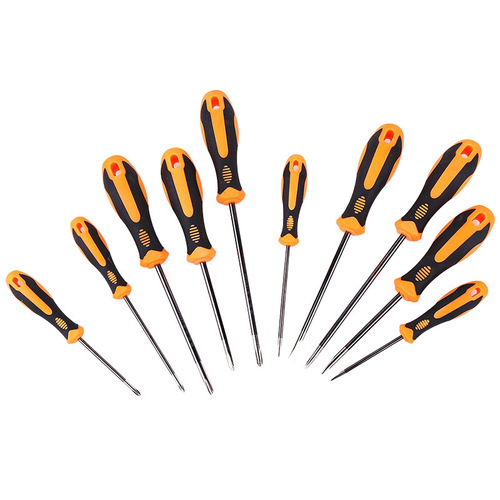 Manufacturer wholesale cross-blade screwdriver, industrial-grade rubber-coated screwdriver, household screwdriver set, 4-inch screwdriver
