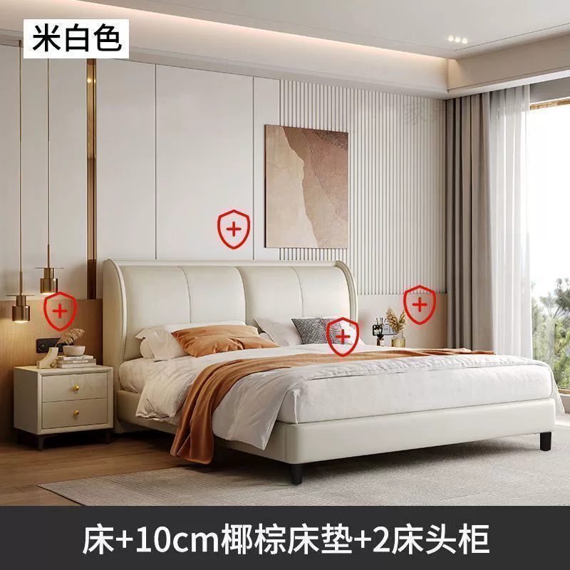 Двуспальная кровать в итальянском стиле 2 м кровать размера «большая кровать» 1,8 м.