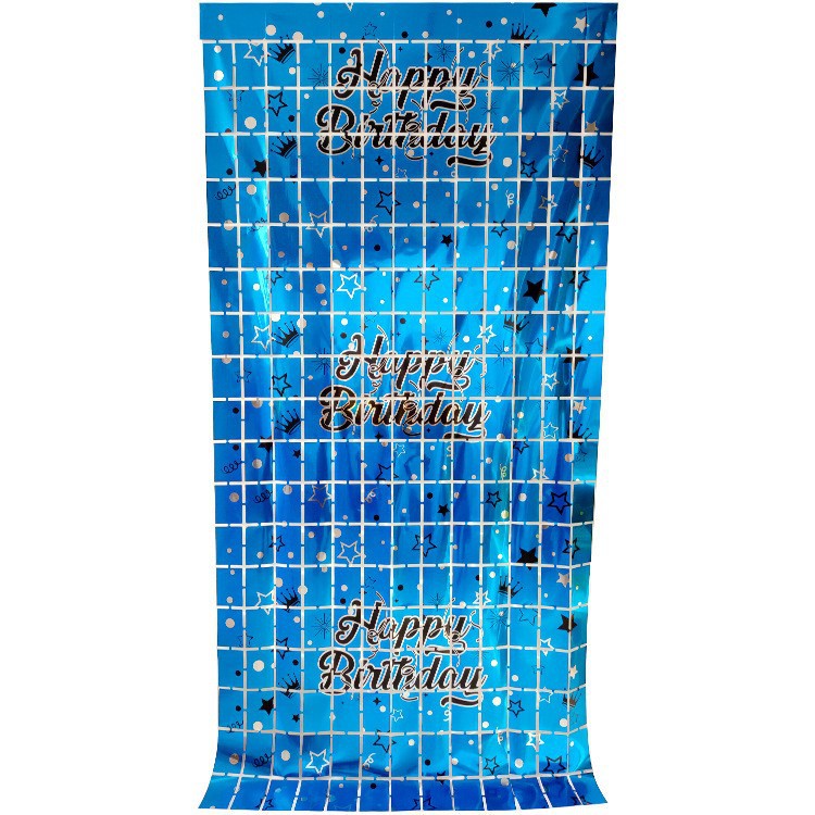 Beauty Sea 1.2m cortina de lluvia de Halloween decoración de Navidad decoración de pared de cumpleaños decoración de plástico