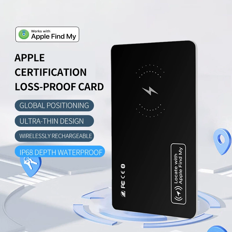 Amazon TK подходит для кошелька с AirTag, антипотеряшечного трекера, невидимого бирки для рюкзака, умного поисковика багажа.