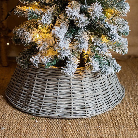 Vesta trenzada de sauce inferior 57 37 altura 24CM