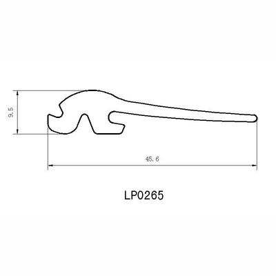 RV awning sealing strip Fiama tent rainproof sealing strip side tent waterproof soft rubber strip (Vehicle Sealing Strip) - lp0265